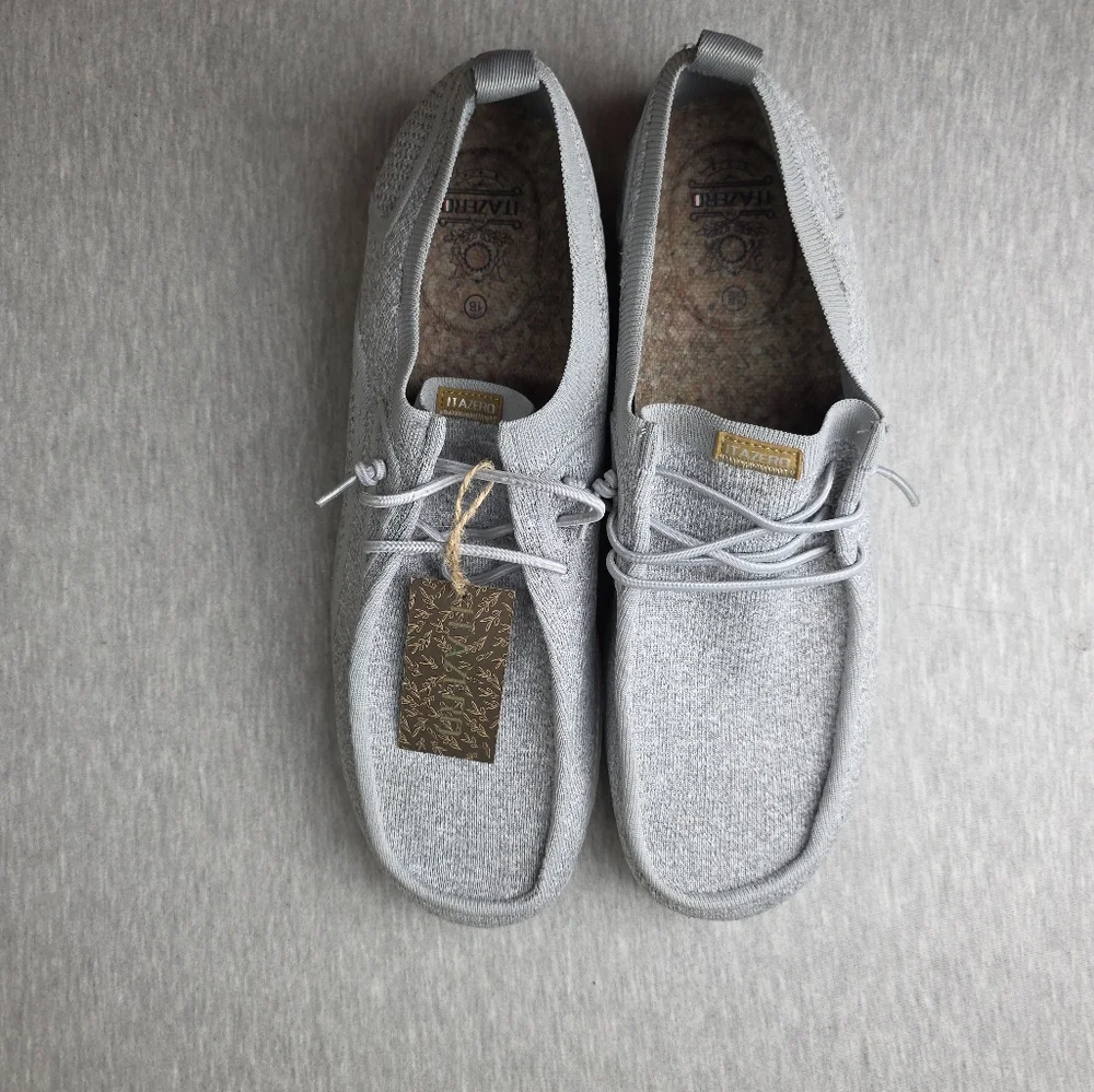 Itazero Men's Light Gray Loafers Size 16